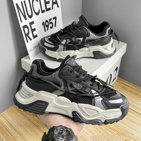 Men's Fashion Breathable Thick-soled Running Sneakers