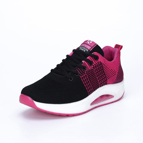 Air-Permeable Dance Shoes with Flying Mesh