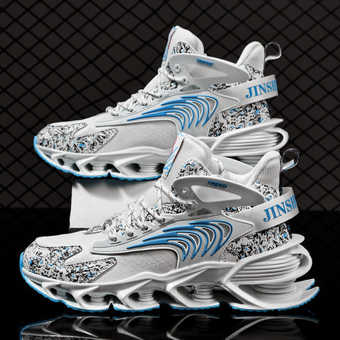 Men's Printed Graffiti Casual Sneakers