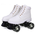Double Row Skates, Double Row Pulleys, Four-roller Skates, Roller Skating Flashing Wheels