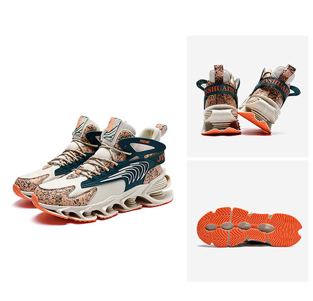 Men's Printed Graffiti Casual Sneakers