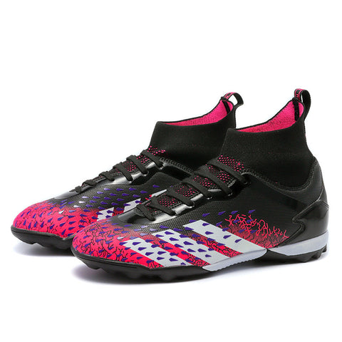 High-top Boys And Girls Lawn AG Nail Training Football Shoes