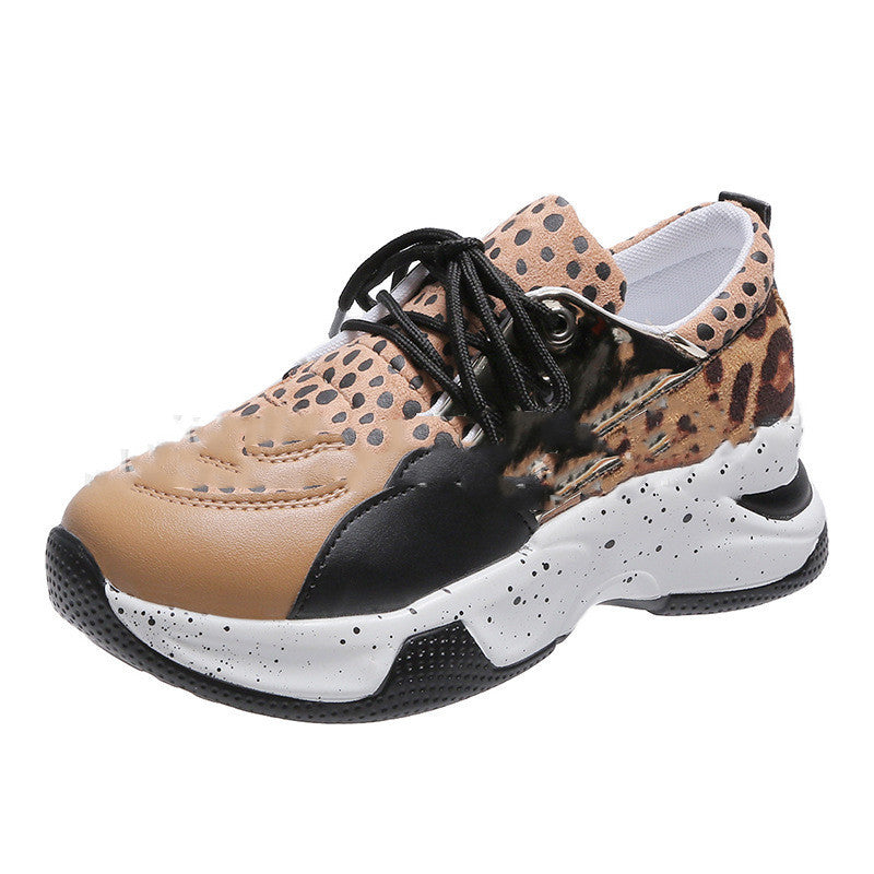 Sports style color matching casual shoes breathable