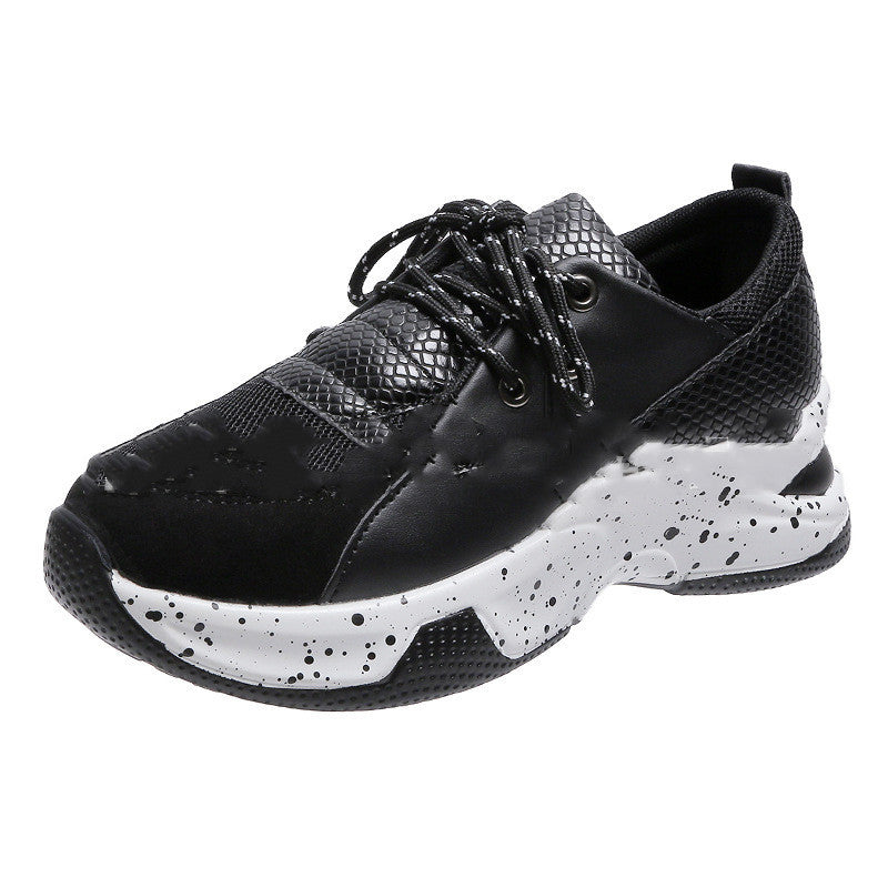Sports style color matching casual shoes breathable