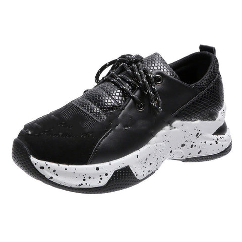 Sports style color matching casual shoes breathable