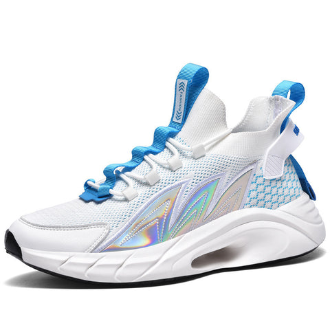 Casual Shoes, Lightweight Breathable Mesh Sports Running Shoes, Trendy Men's Shoes