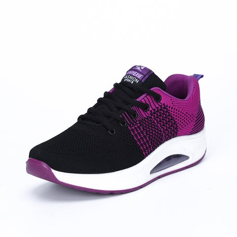 Air-Permeable Dance Shoes with Flying Mesh