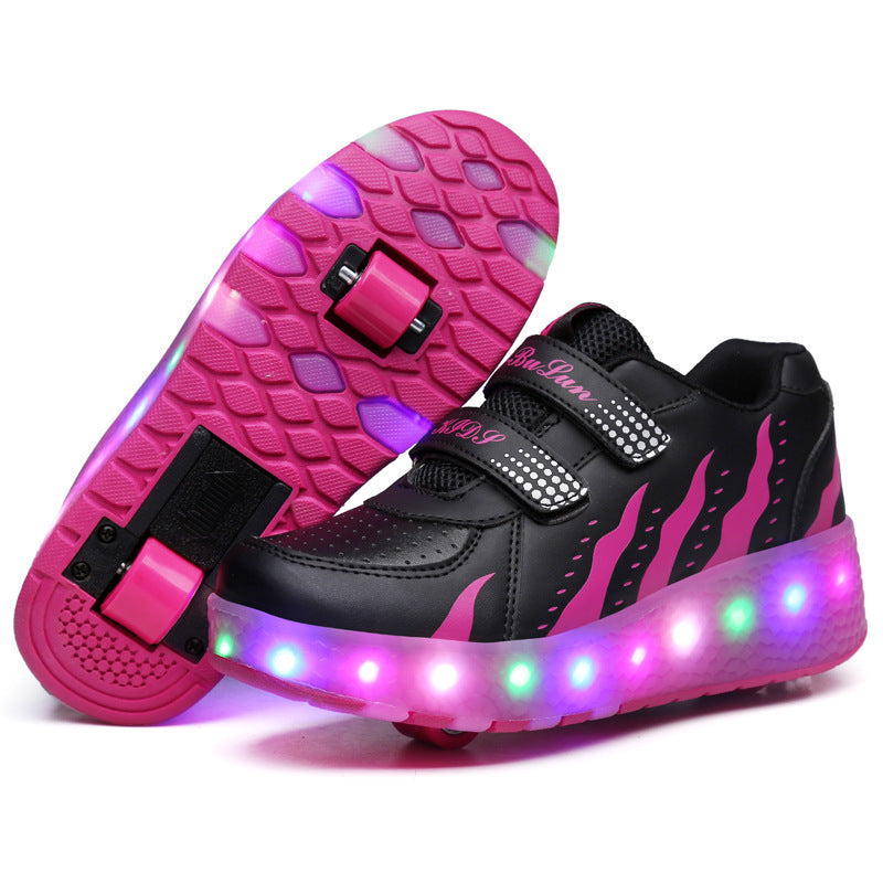 Men And Women Ad Ult Double Roller Skates