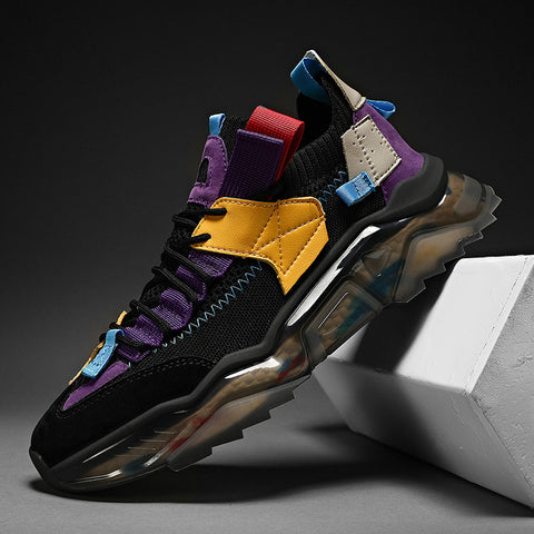 Colorful Popcorn Bottom Breathable Sneakers