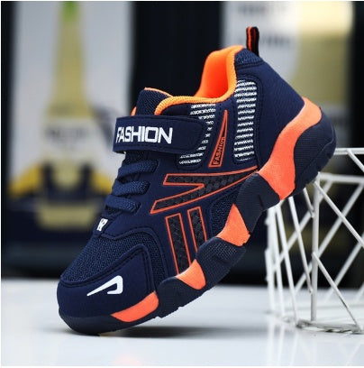 Sport Kids Sneakers Boys Casual Shoes For Children Sneakers Girls Shoes Leather Anti-Slippery Fashion Tennis Infantile Menino Mesh