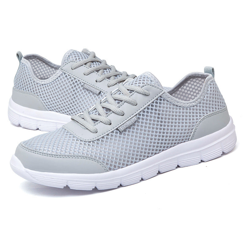 Cross-Border Large Size Fly Woven Sneakers Men's Shoes