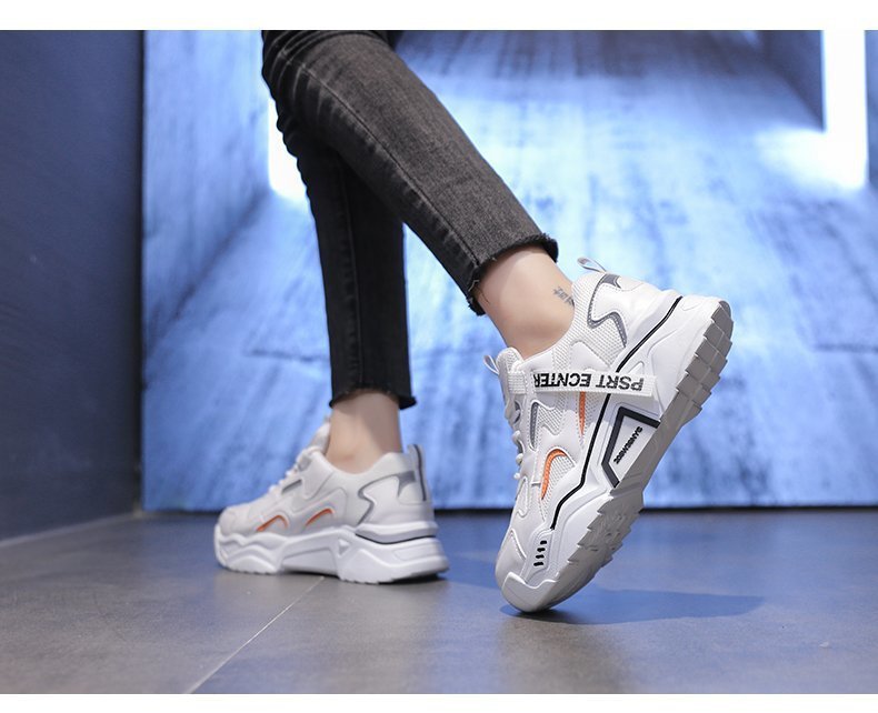 New Spring Women Sneakers Lightweight and Chunky Platform Fashion Casual Breathable Vulcanized Shoes