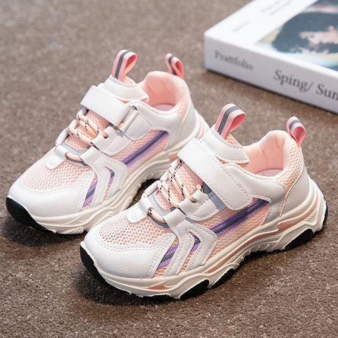 Boys' Sports Shoes Spring And Autumn New Mesh Breathable Boys Soft Bottom Children's Casual Net Shoes