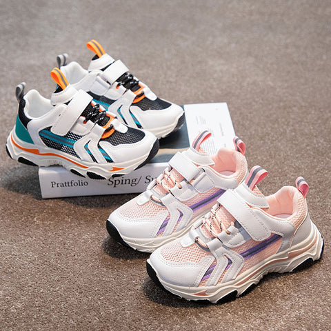 Boys' Sports Shoes Spring And Autumn New Mesh Breathable Boys Soft Bottom Children's Casual Net Shoes