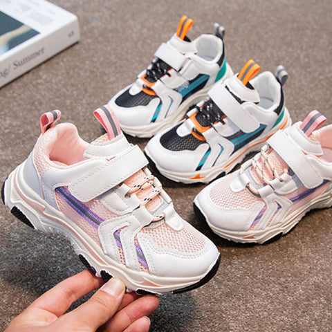 Boys' Sports Shoes Spring And Autumn New Mesh Breathable Boys Soft Bottom Children's Casual Net Shoes