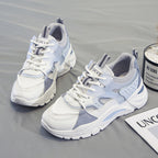 Fashionable Breathable Mesh Platform Sneakers