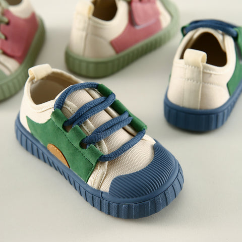 Comfortable Contrast Color Lace-up Casual Spring And Autumn Thin Sneakers