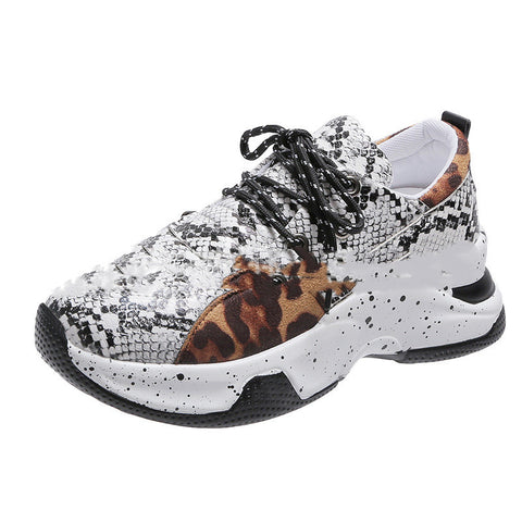 Sports style color matching casual shoes breathable