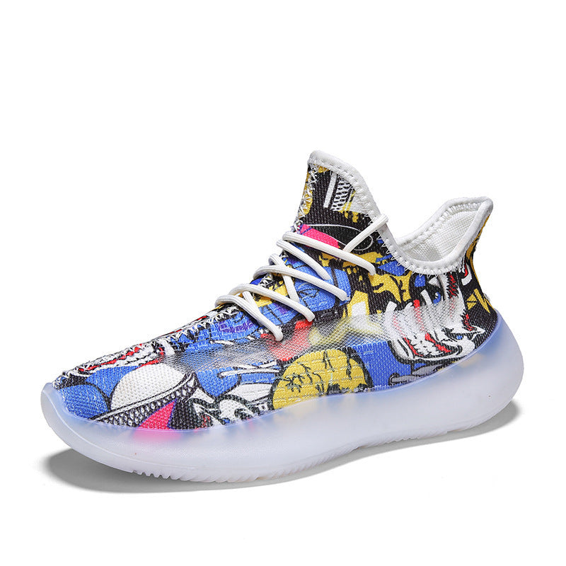 Flying woven breathable sneakers