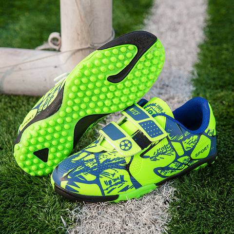 Children's Football Training Shoes Broken Nail With Velcro