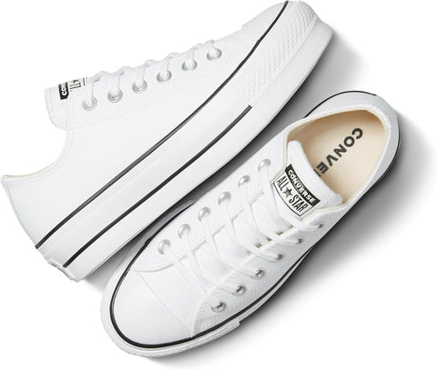 Women'S Chuck Taylor All Star Lift Platform Leather Low Top Sneaker
