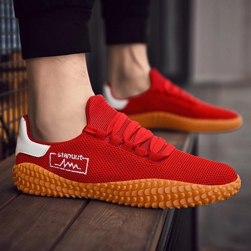 Mesh and Tendon Sole Sneakers