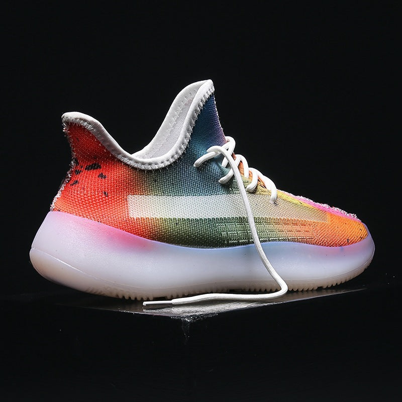 Flying woven breathable sneakers