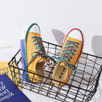 Rainbow White Shoes