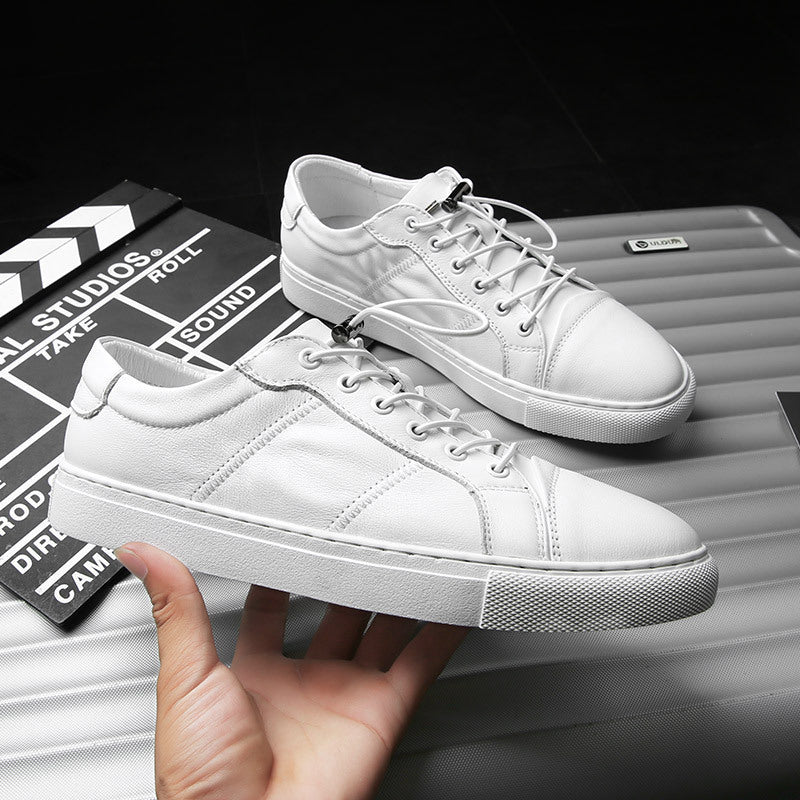 Autumn Men's Shoes First Layer Cowhide Men's Sneakers Genuine Leather