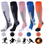 Compression Socks For Men & Women Best Graduated Athletic Fit For Running Flight Travel Boost Stamina Circulation&Recovery Socks