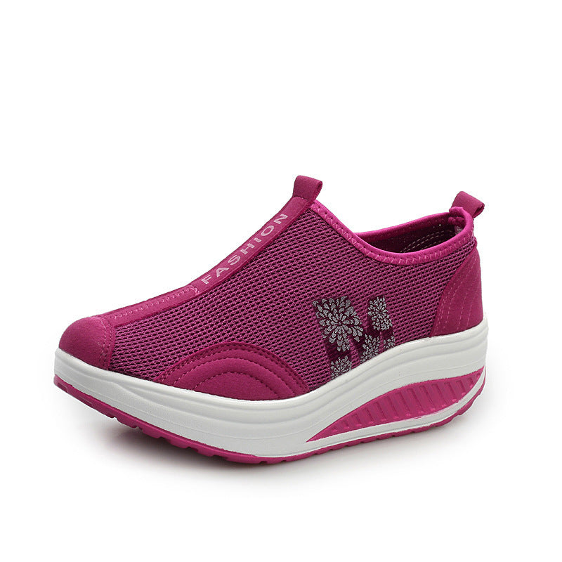 Women's Fashion Casual Mesh Surface Platform Sneakers