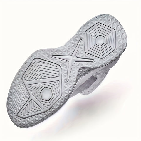 Men's Lace-up Basketball Sneakers, Shock-absorbing And Breathable Athletic Shoes For Basketball Training And Competition