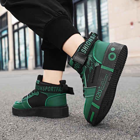 Men's Classic Low-Top Basketball Sneakers - Comfortable Lace-Up Hiking Shoes, Stylish Streetwear for All Seasons, Basketball Shoes