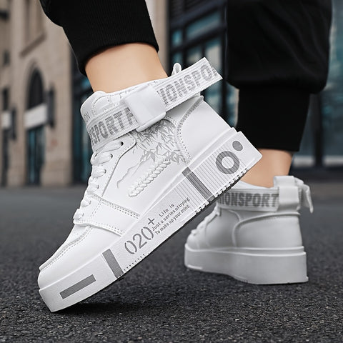 Men's Classic Low-Top Basketball Sneakers - Comfortable Lace-Up Hiking Shoes, Stylish Streetwear for All Seasons, Basketball Shoes