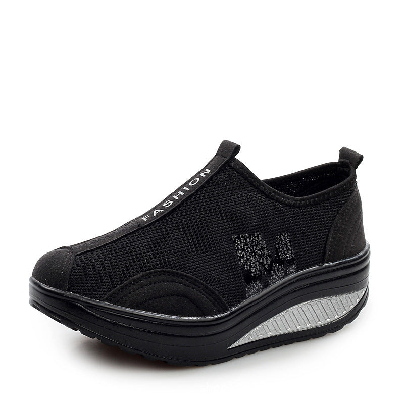 Women's Fashion Casual Mesh Surface Platform Sneakers