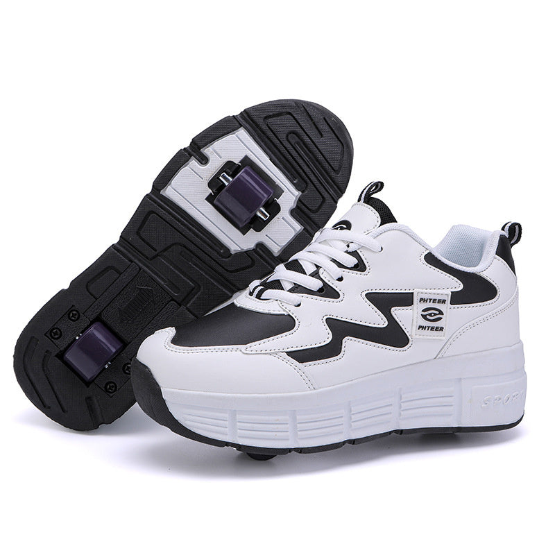 New Arrival Heelys Four-wheel Children's Ultra-light Rollerskate Men's Sneakers With Wheels