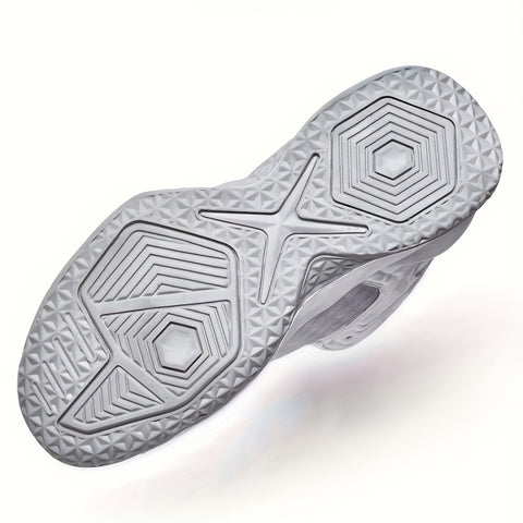 Men's Lace-up Basketball Sneakers, Shock-absorbing And Breathable Athletic Shoes For Basketball Training And Competition