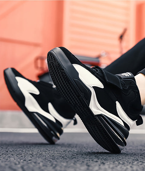 Men's High-Top Basketball Sneakers - Breathable, Durable & Non-Slip for All Seasons, Basketball Shoes