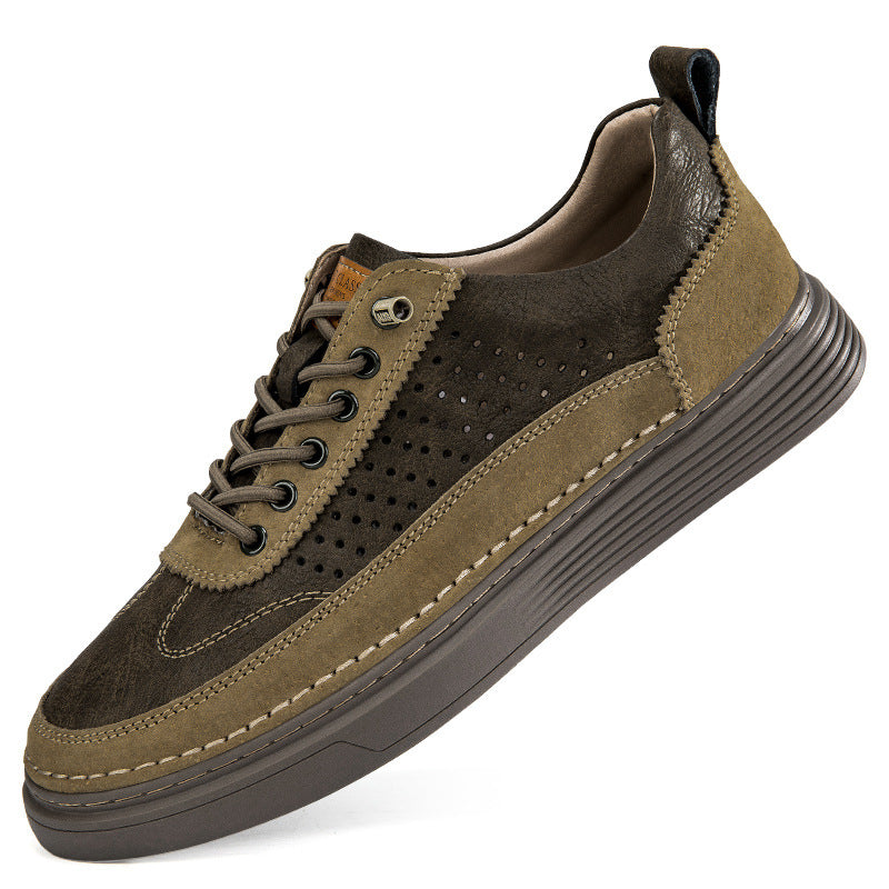 Summer Men's Shoes Thin Perforated Sneakers Sports Casual Shoes