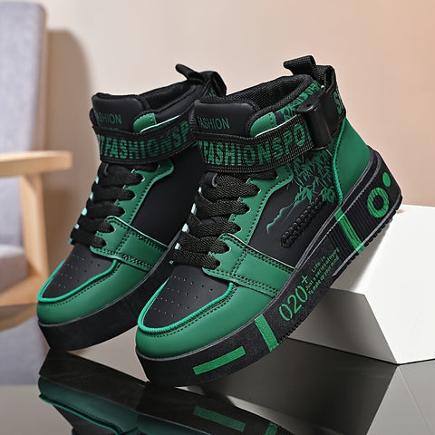 Men's Classic Low-Top Basketball Sneakers - Comfortable Lace-Up Hiking Shoes, Stylish Streetwear for All Seasons, Basketball Shoes