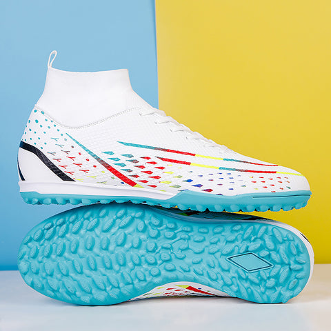 High Top Football Shoes Fly Knit Sock Sleeves