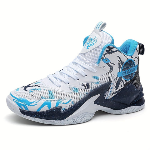 YTAT Men's Basketball Shoes High-Top Non-Slip Basketball Sneakers Comfortable Fashion Athletic Training Sport Shoes