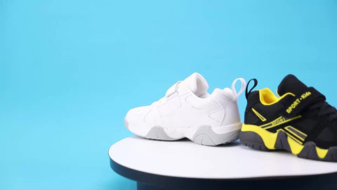 Youngsters' Casual Sports Shoes for Boys and Girls, Breathable PU Outdoor Hiking and Basketball Sneakers with Hook-and-loop Fastener Closure, Boys, Sneakers