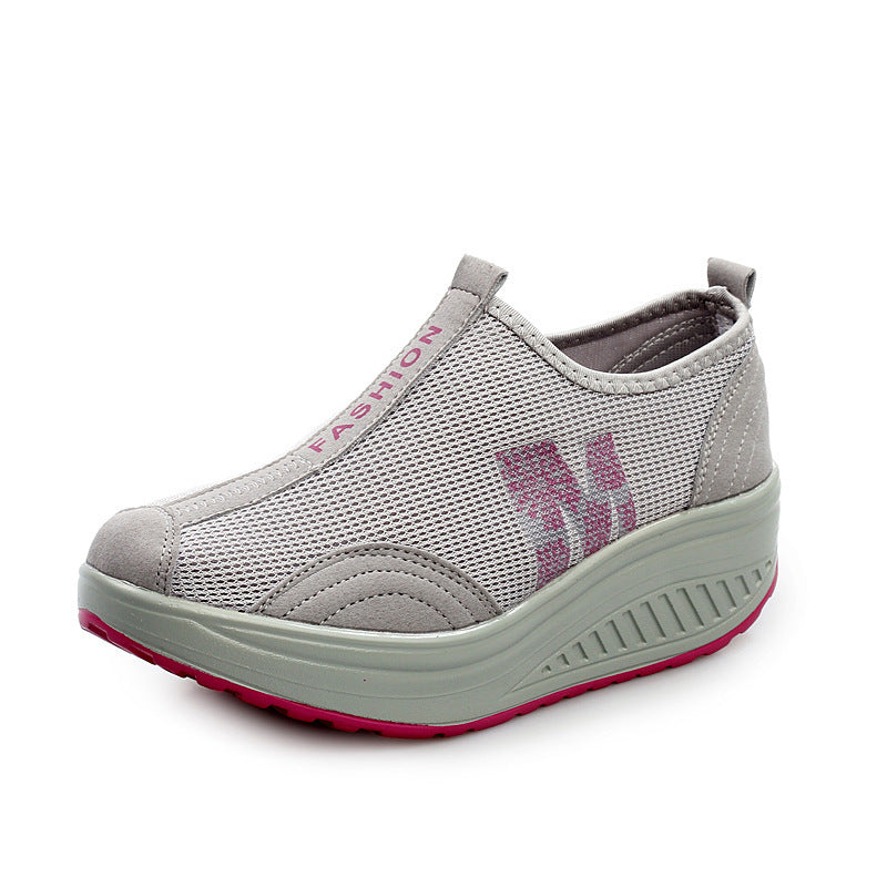 Women's Fashion Casual Mesh Surface Platform Sneakers