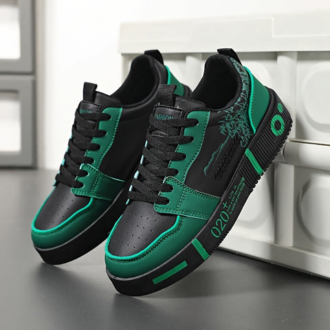Men's Classic Low-Top Basketball Sneakers - Comfortable Lace-Up Hiking Shoes, Stylish Streetwear for All Seasons, Basketball Shoes