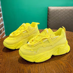 Dad Shoes Women's New Women's Shoes Thick-soled Casual Women's Student Tennis Sneakers