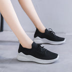 Flying Woven Mesh Spring And Summer New All-match Transparent Sneakers