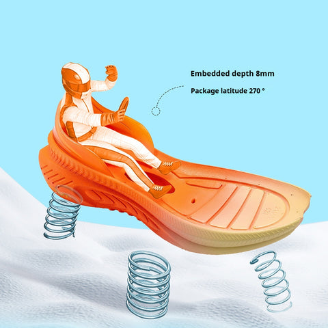 Shock Absorption And Rebound Running Shoes