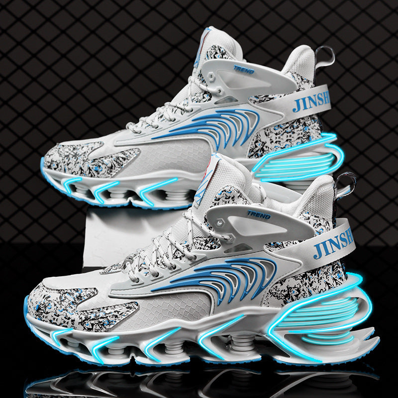 Men's Printed Graffiti Casual Sneakers