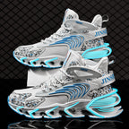Men's Printed Graffiti Casual Sneakers